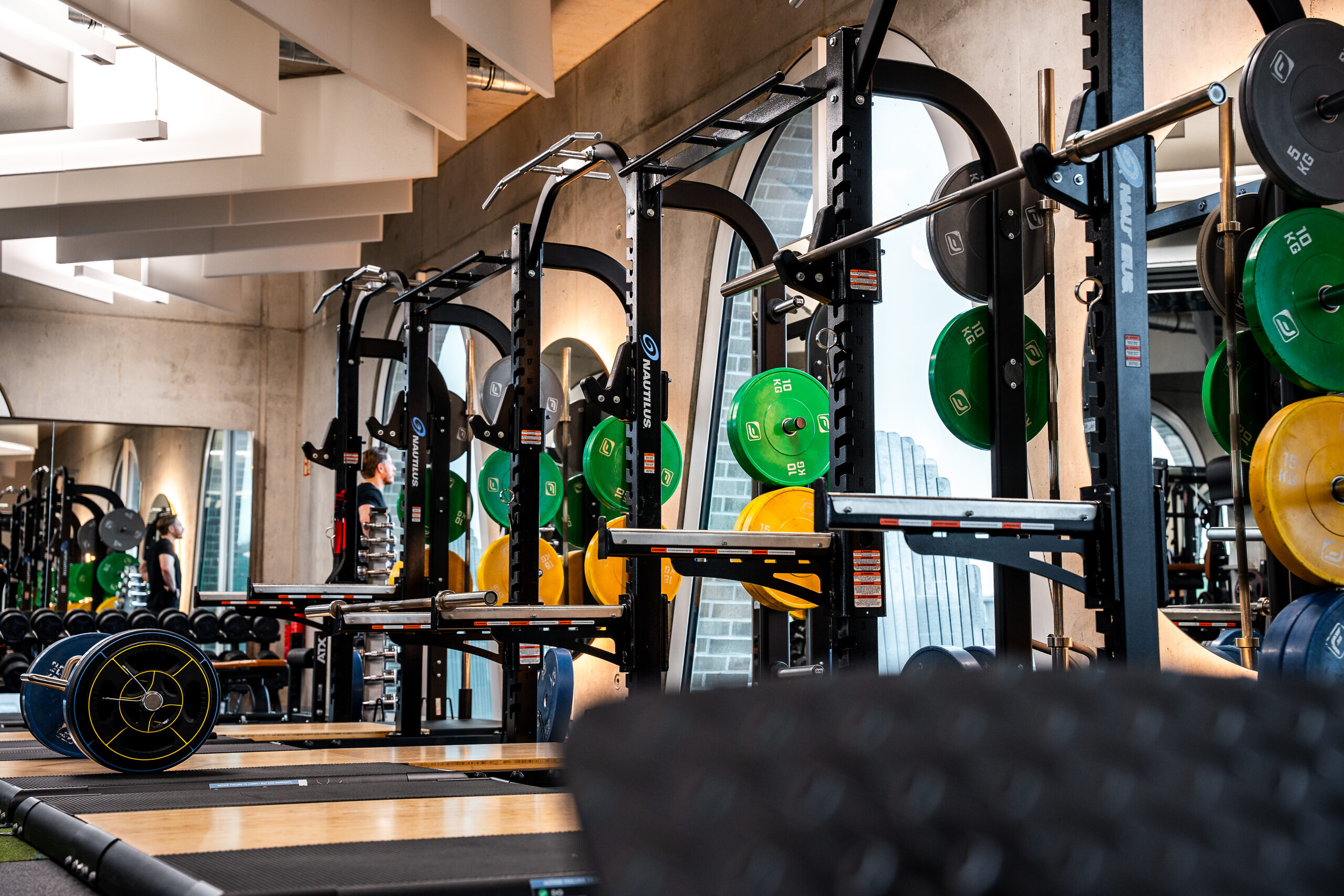 Modernes Freihanteltraining in hochwertigem Ambiente – Racks in Haueneberstein